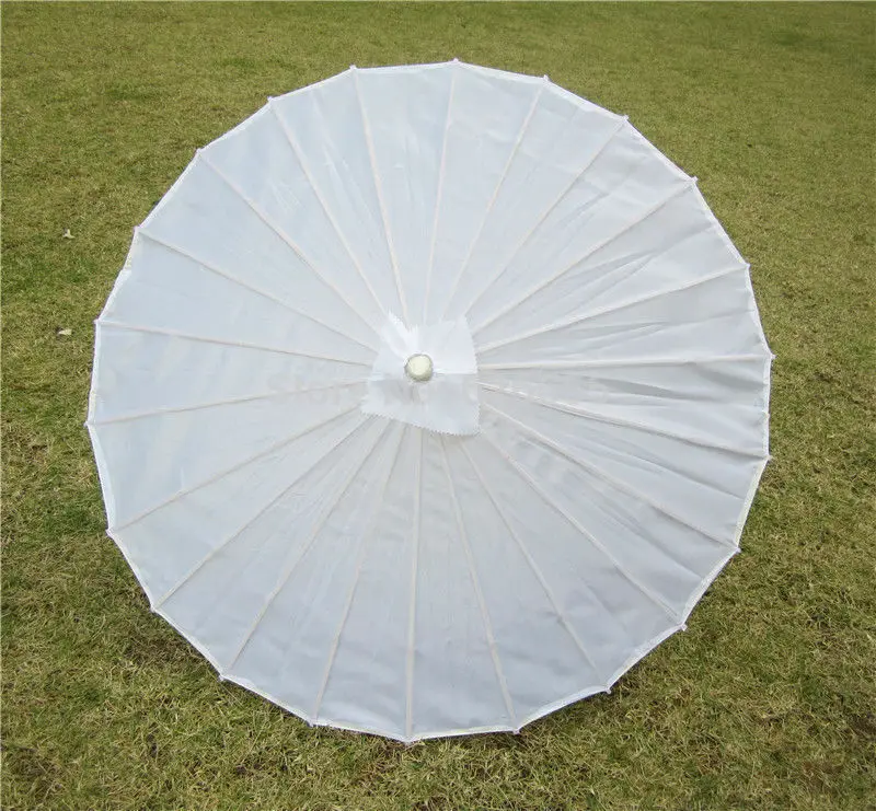 

Free shipping Chinese colored fabric umbrella, white pink parasols, China traditional dance color parasol, Japanese silk props