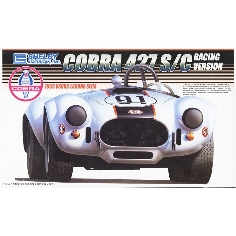 1/24 Fujimi Plastic Assembled Car Model Toy Ford ShelbyCobra 427S/C Static Model DIY Model Kit #12671