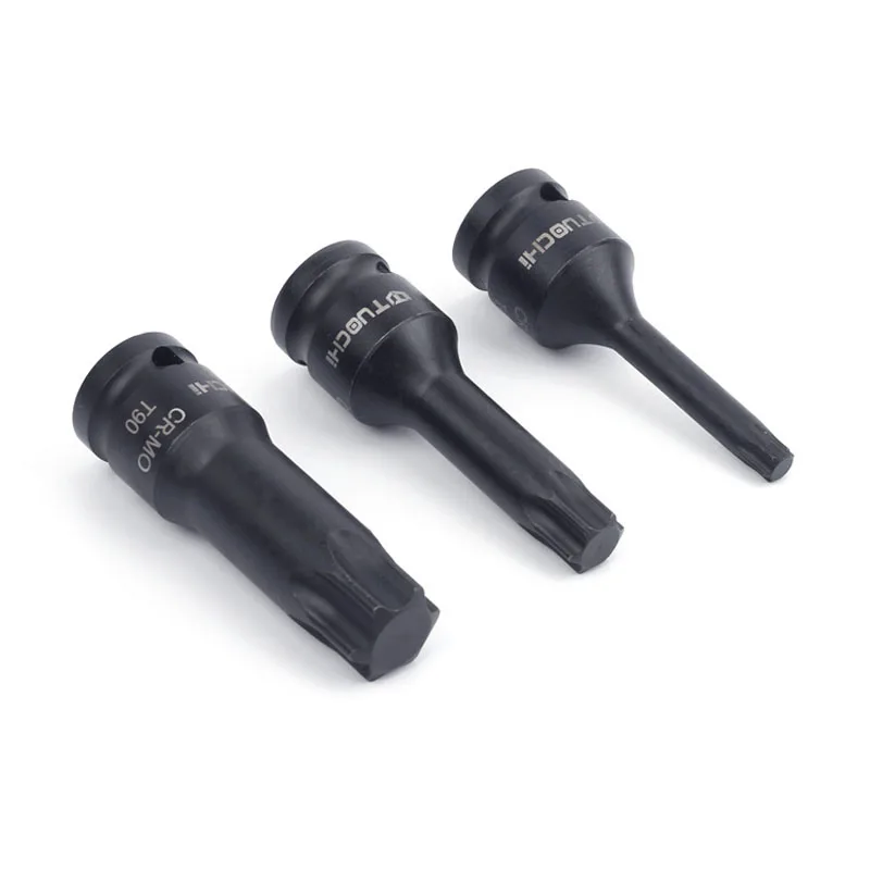 1/2 "Torx Sao Bit Ổ Cắm CR-MO Tác Động Lái Xe Hơi T20-90 Tua Vít Đầu Torx Bit Cho Khí Nén Điện Cờ Lê Dụng Cụ Cầm Tay bộ