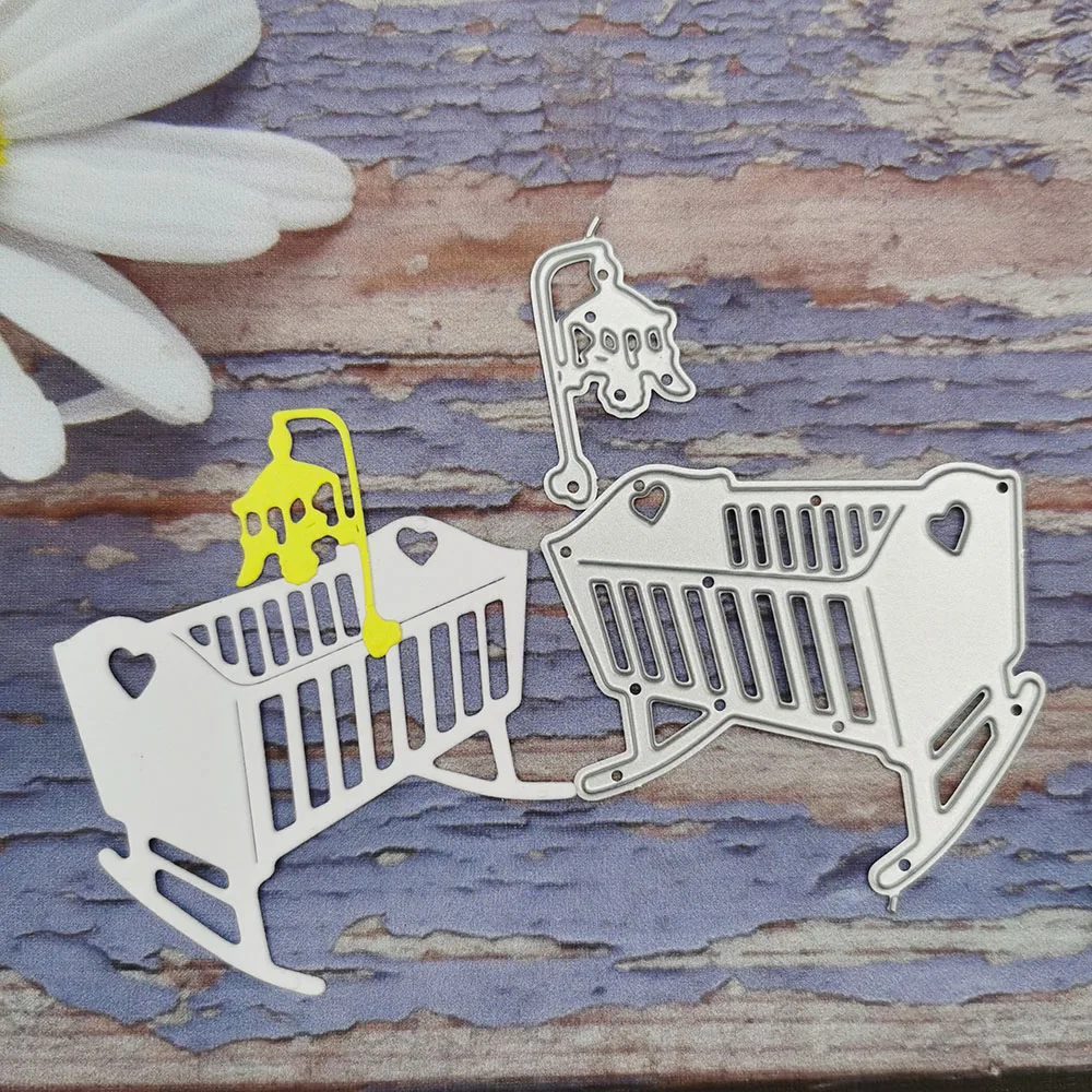 

Cradle Metal Cutting Dies Scrapbooking Card Making Photo Album DIY Craft Stencil Embossing Planner Die Cutter