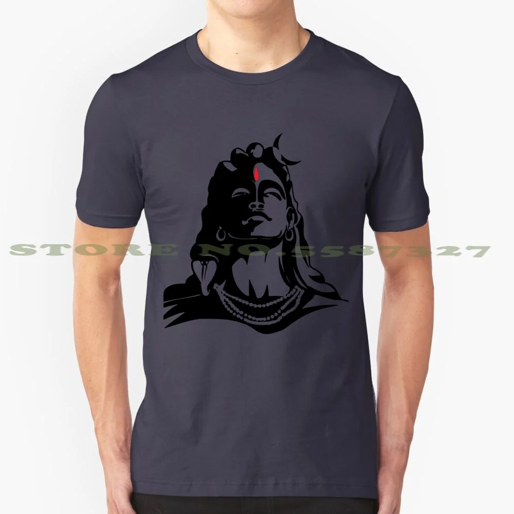 Adiyogi Mahadev Om Namah Shivaya Hindu Tshirt 100% Cotton T-Shirt Hinduism Yoga Adiyogi Adhiyogi Lord Nama Shivaya Mahadev Gods