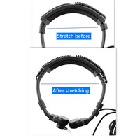 Extendable Throat Microphone Mic Earpiece Headset for Walkie Talkie BAOFENG UV-5R UV-10R UV 6R BF 888S H777 CB Radio Transceiver