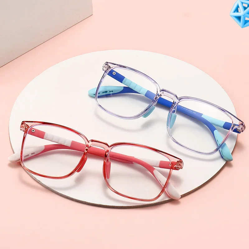 

Kids Glasses Frame New Children's Anti Blue Light Computer Eyeglasses TR90 Comfortable Myopia Optical Spectacles