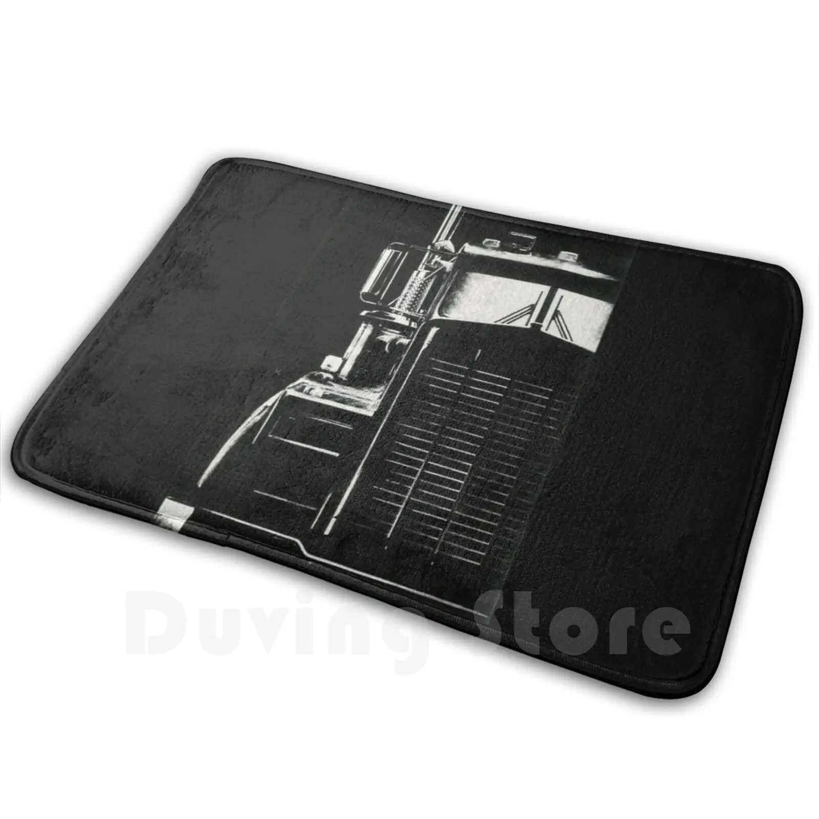 One Semi Mat Rug Carpet Anti-Slip Floor Mats Bedroom Bbk04200 Truck Vehicle Conveyance Transportation Transport Machinery