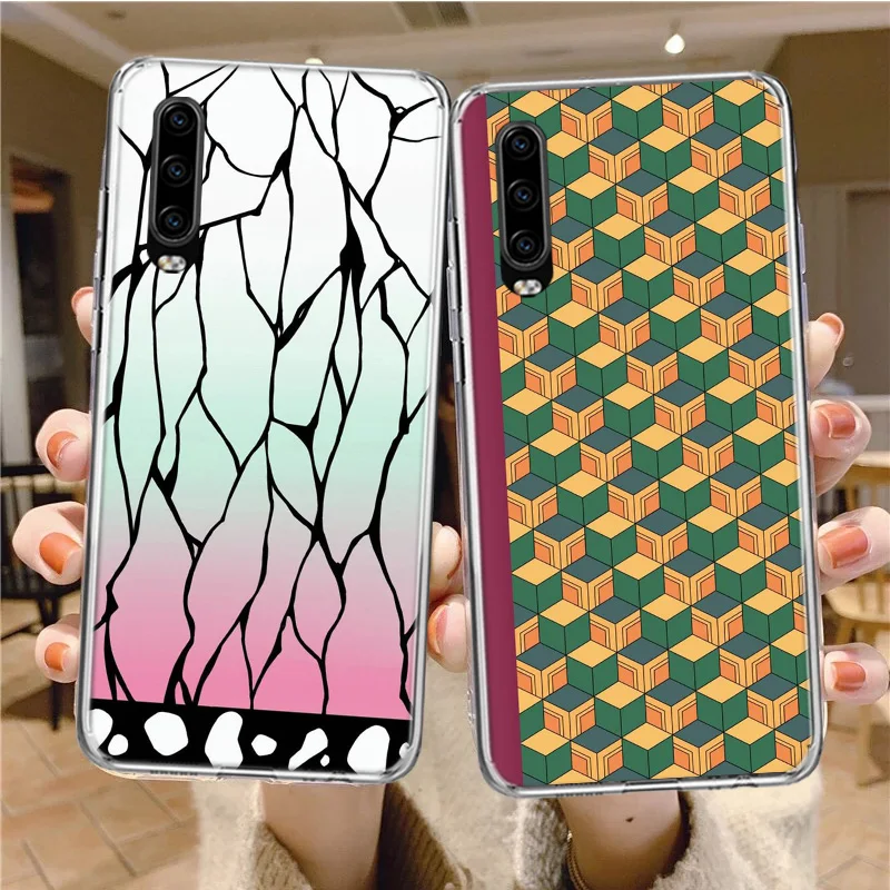 Demon Slayer-funda de silicona para teléfono móvil, carcasa personalizada para Huawei P30, P20, P40, P50, P10, Mate 20, 30, 40, 10 Lite Pro