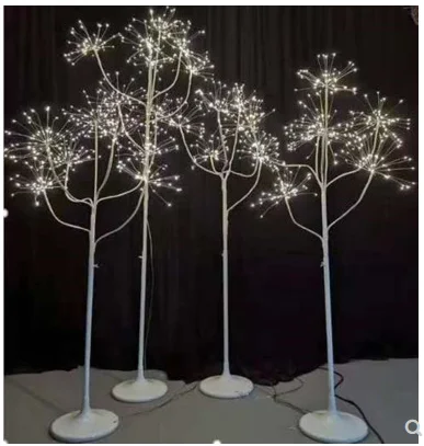 

New dandelion luminescent fireworks tree road lead money lifting stage wedding scene layout decoration supplies