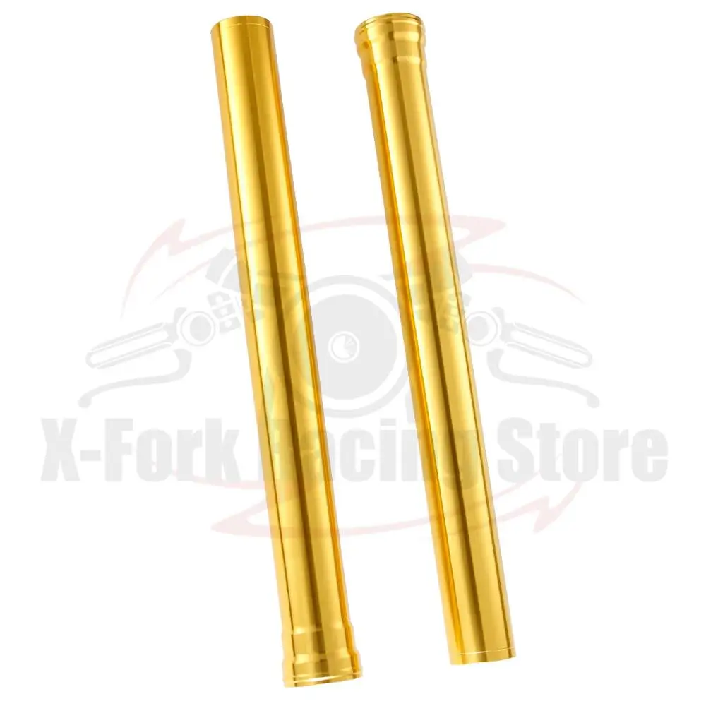 560mm Front Outer Fork Tubes Pipes Bars For BMW R1200RS 2015-2018 2016 2017 Shock Absorber Stanchions Fork Suspension Gold Pair