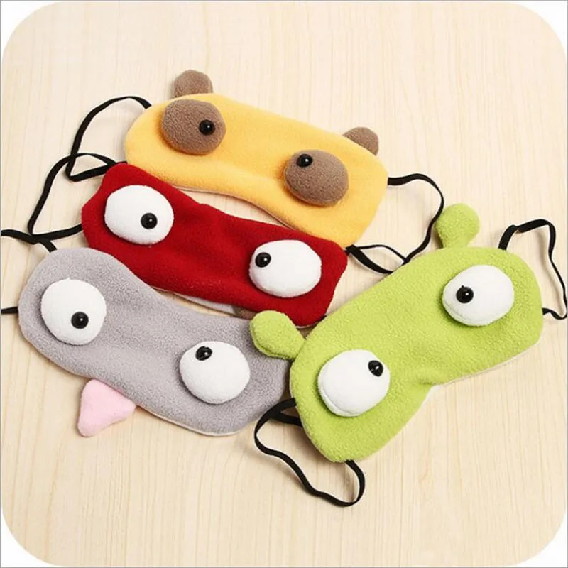 New Kawaii Cartoon Monster design Goggles For Sleep Well Rest Eyes Hot Sale Security Protection cover MR015