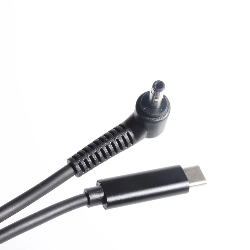 (4.0x1.7mm) USB 유형 C PD 노트북 충전 케이블 코드 Dc 전원 어댑터 변환기, DC 4.0*1.7mm 남성 90 도 직각