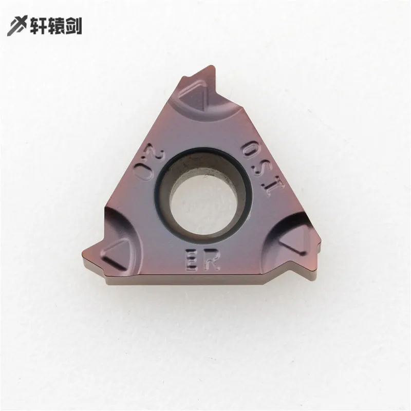 10PCS DESKAR 16ERM 16IRM 1.0ISO 1.5ISO 2.0ISO 2.5ISO 3.0ISO XM9030 CNC lathe tool for stainless steel threaded carbide inserts