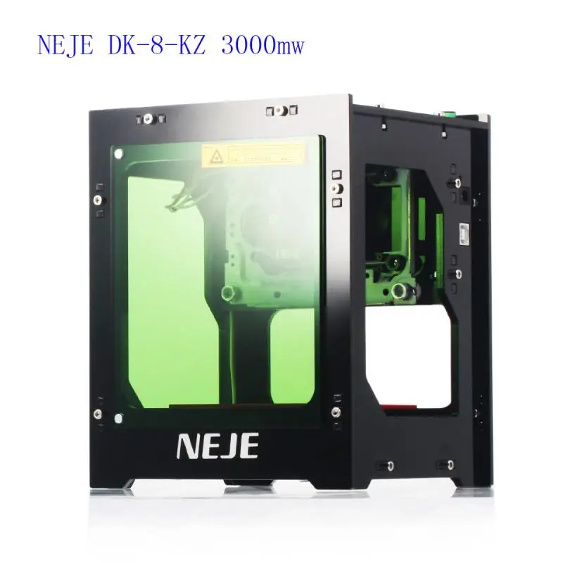 NEJE-grabador láser DK-8-KZ de alta velocidad, máquina automática de impresión DIY, con Usb, 3000MW, 405NM