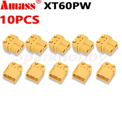 10PCS AMASS XT60PW plug connector Horizontal model Lipo battery Male Female connector PCB board plug For RC Battery Quadcopter