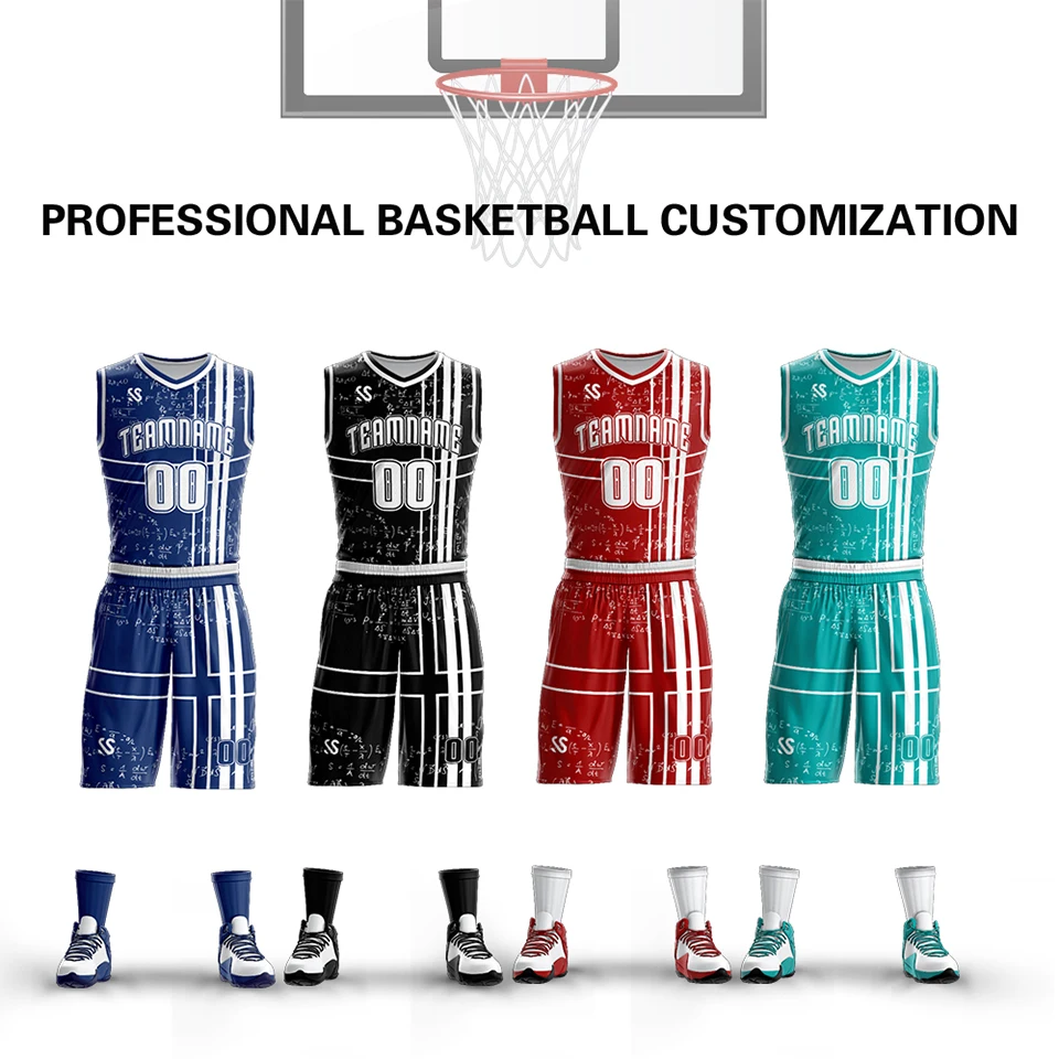 

Basketball Suit Custom Printed Letters Design Your Team Name/Number Basketball Jerseys Men/Women/Youth