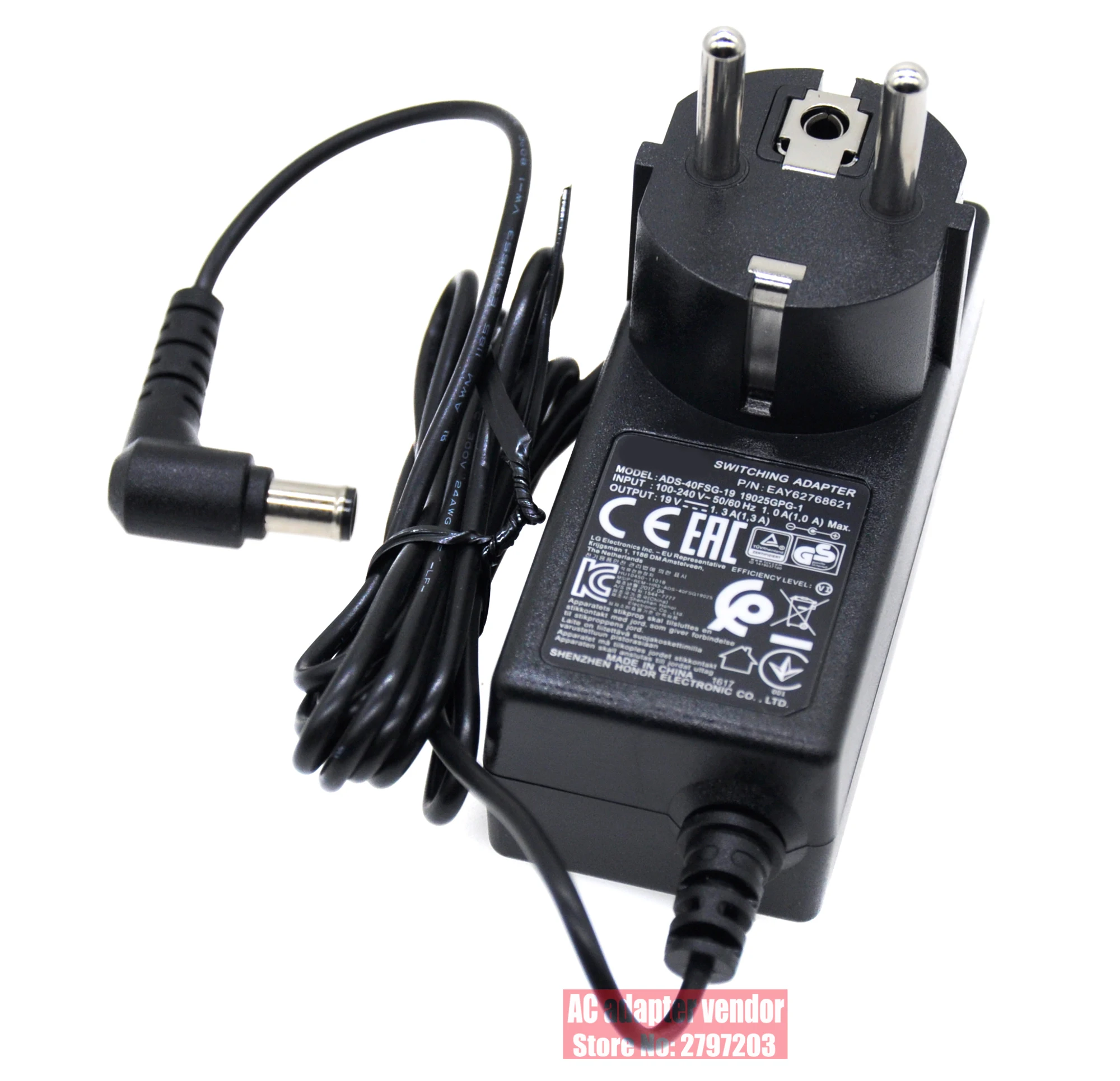 new Original FOR LG 19V 1.3A ADS-40FSG-19 19025GPCU-1 AC adapter Power supply Charger cord