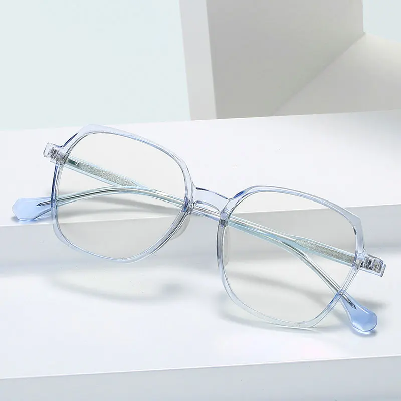 

Blue Light Blocking Glasses Frame for Men and Women Optical Prescription Eyewear Spectacles Full Rim Oversize Plastic Eyeglasses