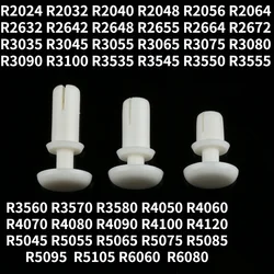 10-100pcs R2024-R6080 White Nylon Push-type Rivets Plastic Letter Rivets White Nylon R Type Rivets for PC Board Plastic Rivets