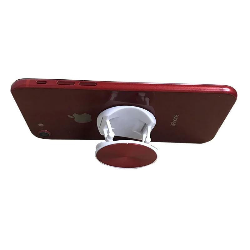 1pcs Metal Plate round pocket mobile phone folding stretch bracket Phone Holder support