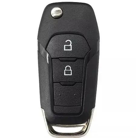 

Replacement Car Key Blanks Case 2 Buttons Folding Flip Remote Key Shell for Ford Focus