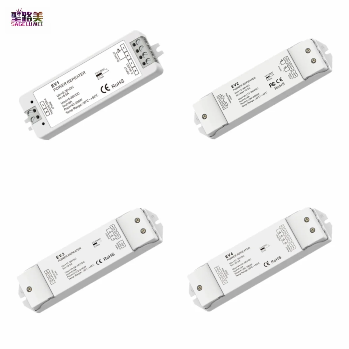 

DC5-36V 12V 24V 1CH 2CH 3CH 4CH Channel Constant Voltage PWM Power Repeater Single Dual color RGB RGBW CV Signal Amplifier