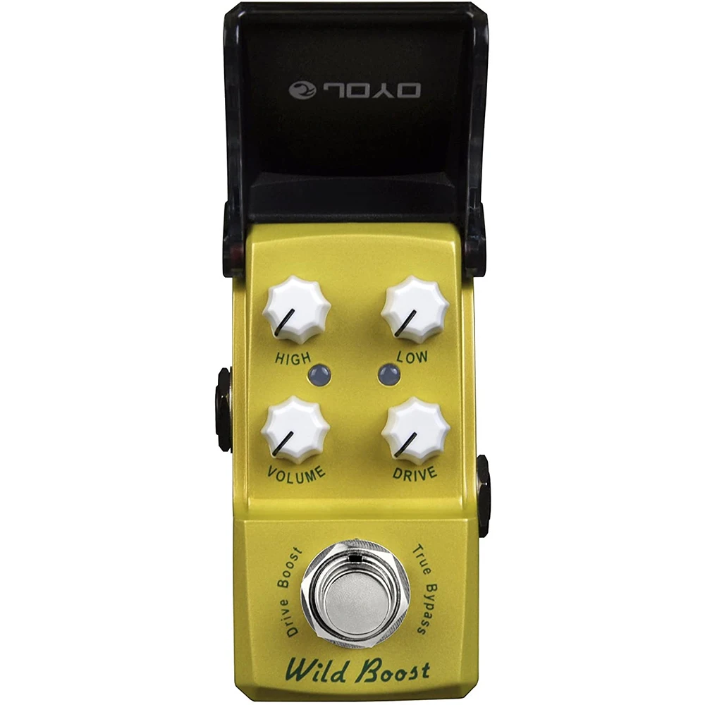 Joyo Jf-302 Wild Boost Overload Effect Pedal Guitar for Electric Guitar Booster Overload Effect Low & High Eq Guitar Bass Parts