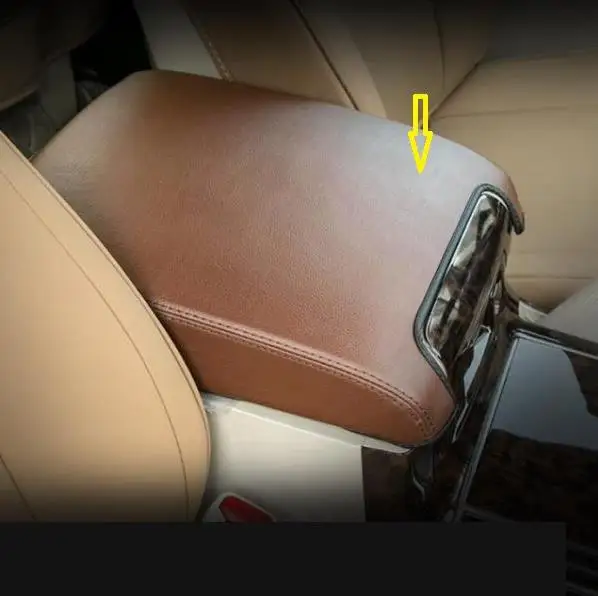 Microfibre Leather Center Armrest Box Case Cover For Toyota Land Cruiser 200 LC200 2008 2009 2010 2011 2012 -2019 Car Interior