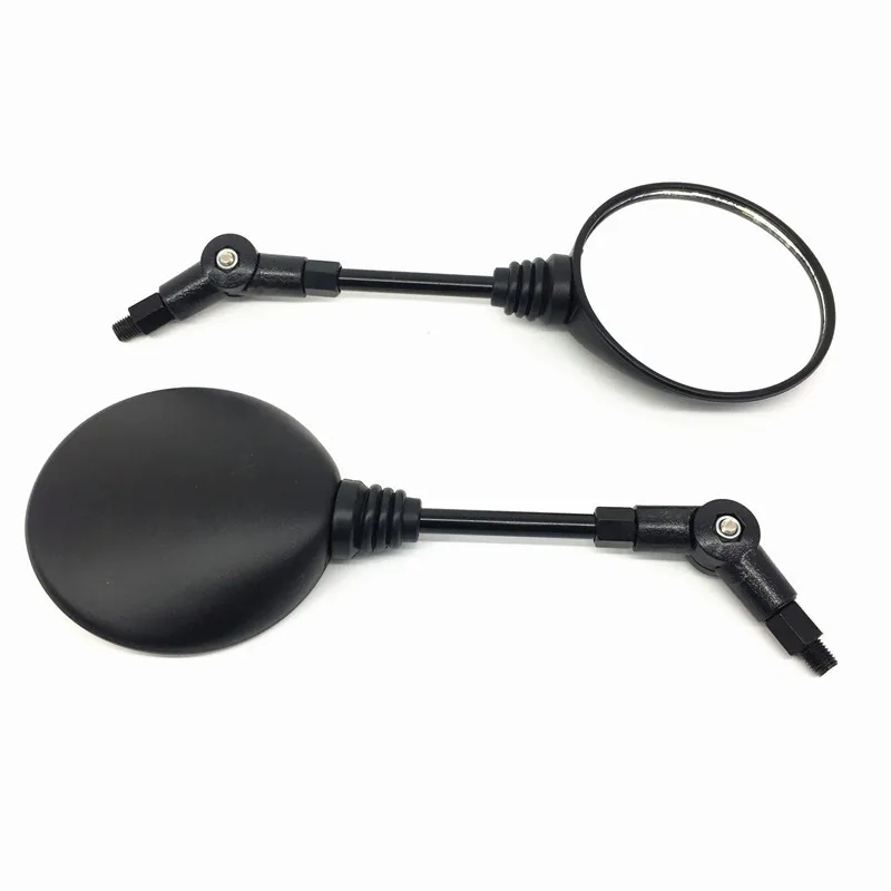 1 Pair Universal Folding Motorcycle Side Rearview Mirror 8mm 10mm For Yamaha For Honda High Quality