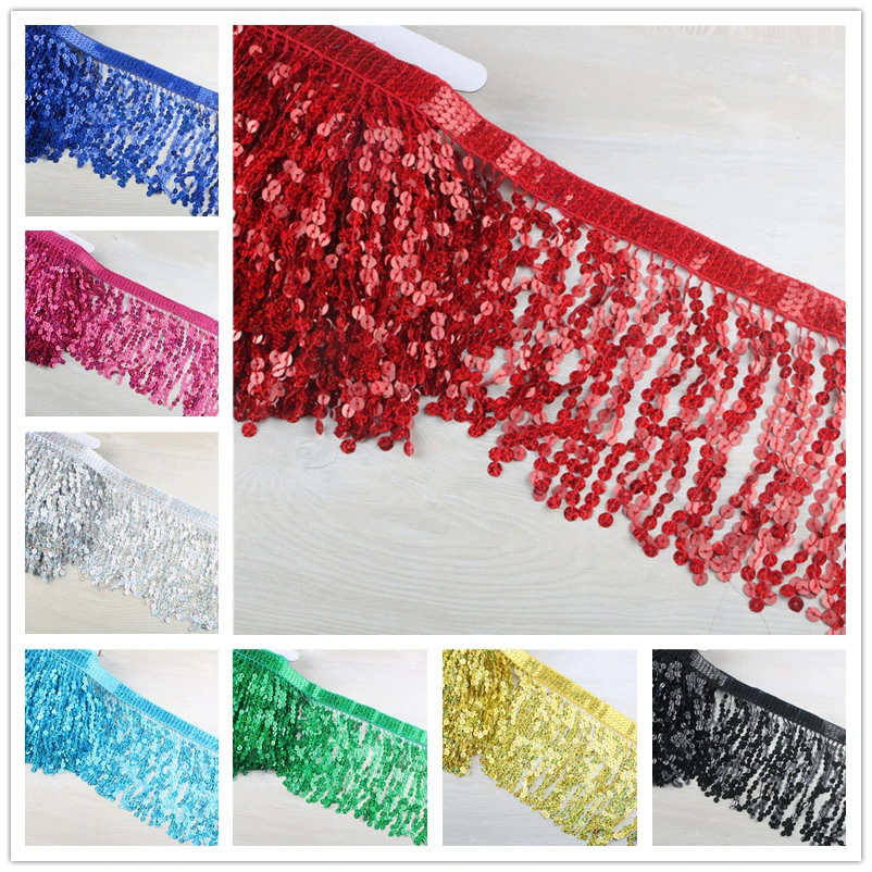 

Panic Buying 15cm Long Royal blue Fringe Lace Fringe Trim Tassel Trim Home Decoration Accessories Stage Clothing Accessories