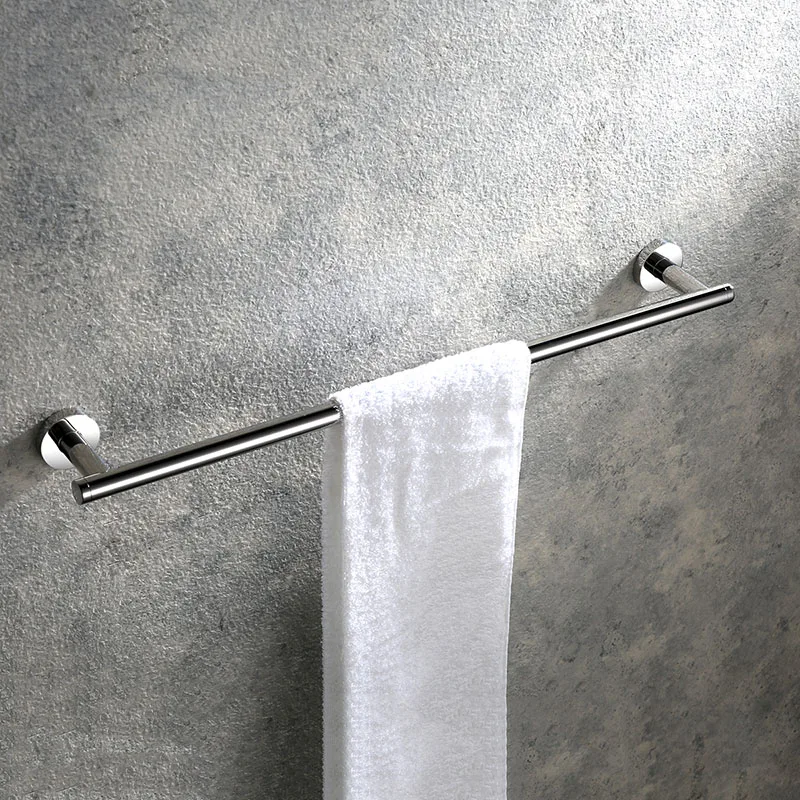 Stainless Steel Bathroom Towel Rack Bathroom Wall-mounted Towel Bar Polished Mirror Hardware Accessories Bathroom Hardware Kit