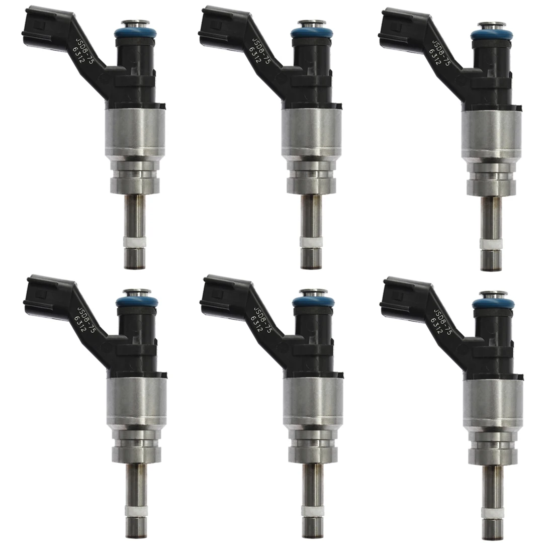 6PCS Fuel Injector JSD8-75 FJ1011 8973126200 FJ1011 For 2004 ISUZU AXIOM RODEO 3.5L V6