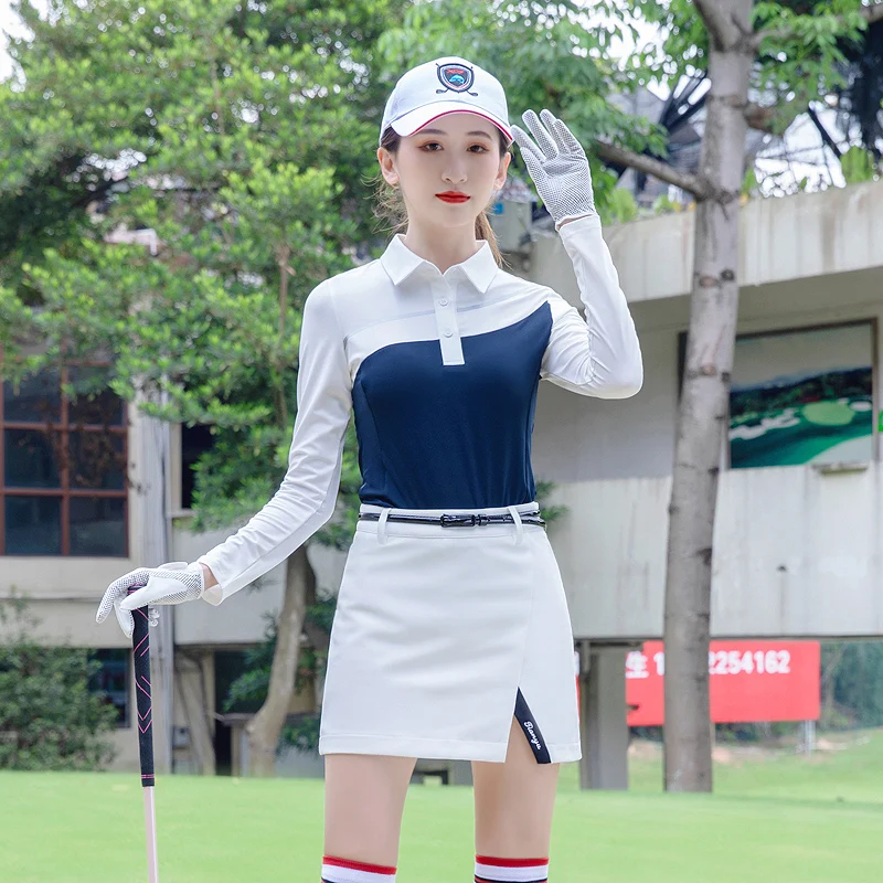 Golf Tennis Baseball Shirt Women Clothes Long Sleeved T-shirt Autumn Spring Lady Sports Wear Trainning Shirts Soft Skin-Friendly