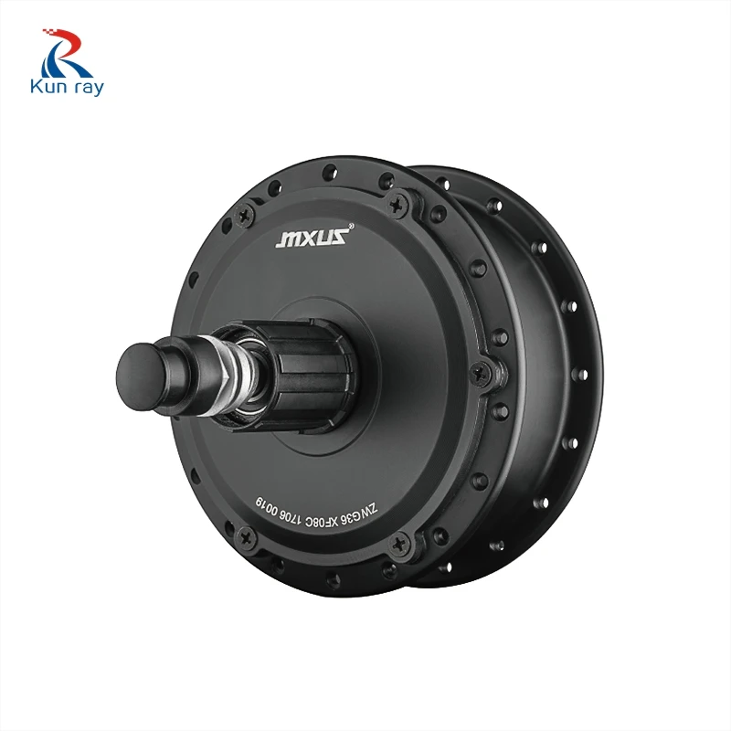 MXUS High Speed Brushless Gear Hub Motor, Rear Wheel Motor Parts, XF08C, 24V, 36V, 48V, 250W, 16-28in, E-Bike