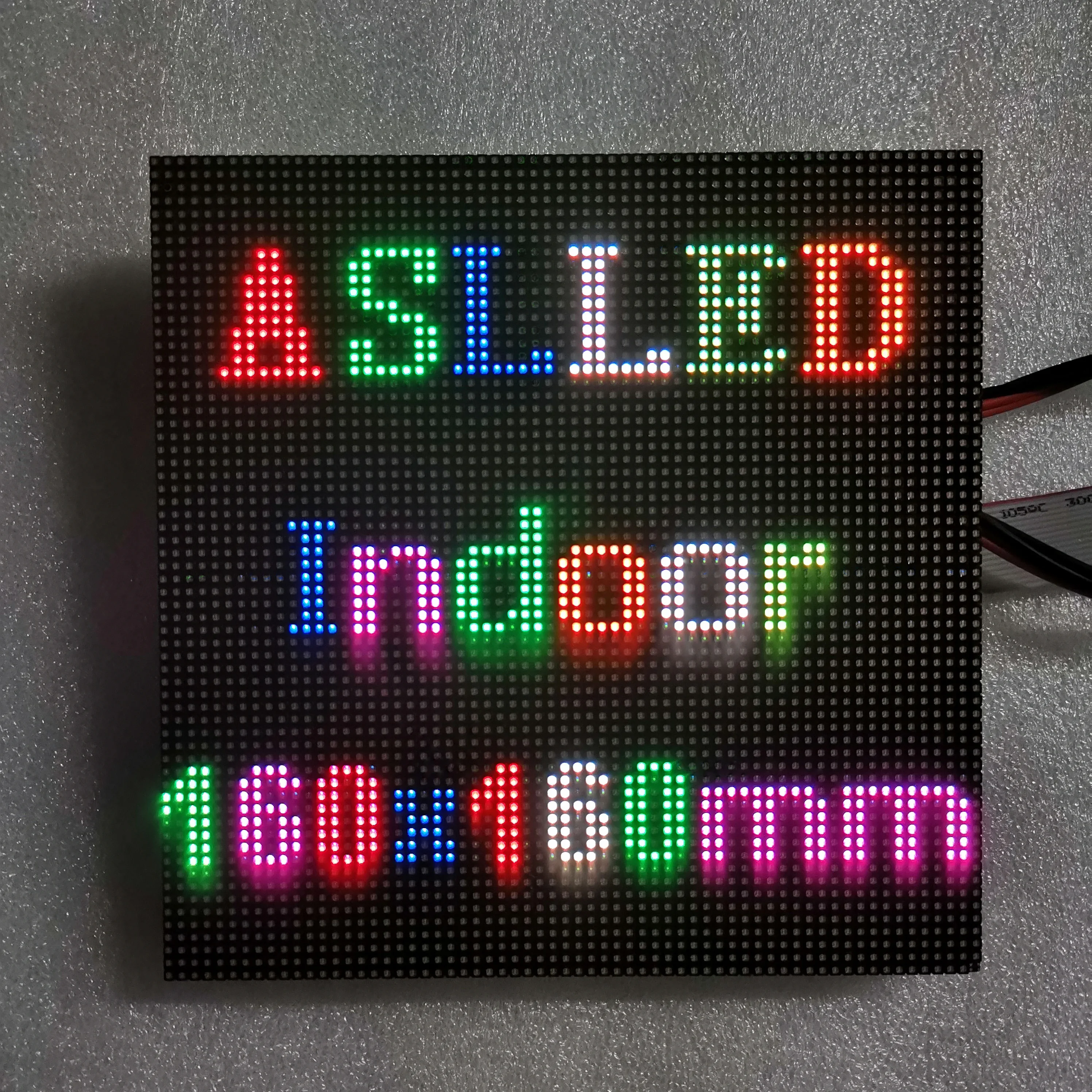 LED Matrix Module P2.5 Full Color HD LED Logo 160x160mm Size SMD2121 1/32 Scan