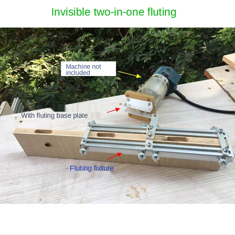 Localizador de punzón 2 en 1, conector Invisible, sujetador, máquina de recorte, accesorio de ranurado para muebles, armario, herramientas de bricolaje para carpintería