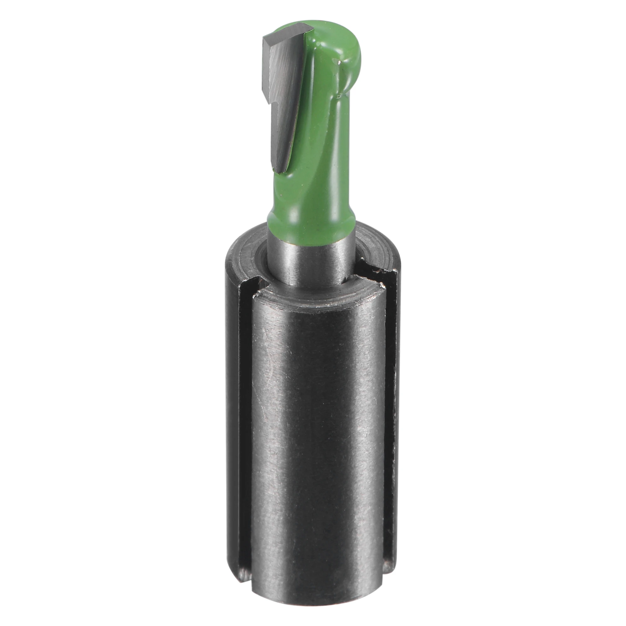 Uxcell 1/4 "shank keyhole roteador bit 5/16" diâmetro com 1/2 "a 1/4" adaptador de pinça roteador, carboneto derrubado moagem de madeira