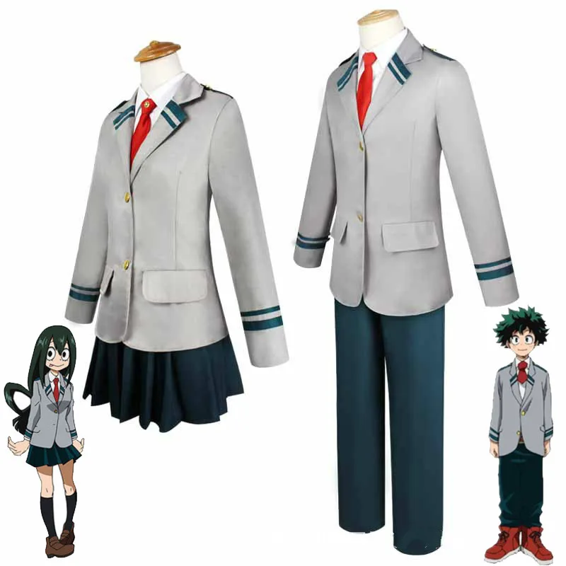 

Anime Boku No Hero Academia My Hero Academia Winiter Uniform Midoriya Izuku Bakugou Katsuki Ochaco Uraraka Cosplay Costume