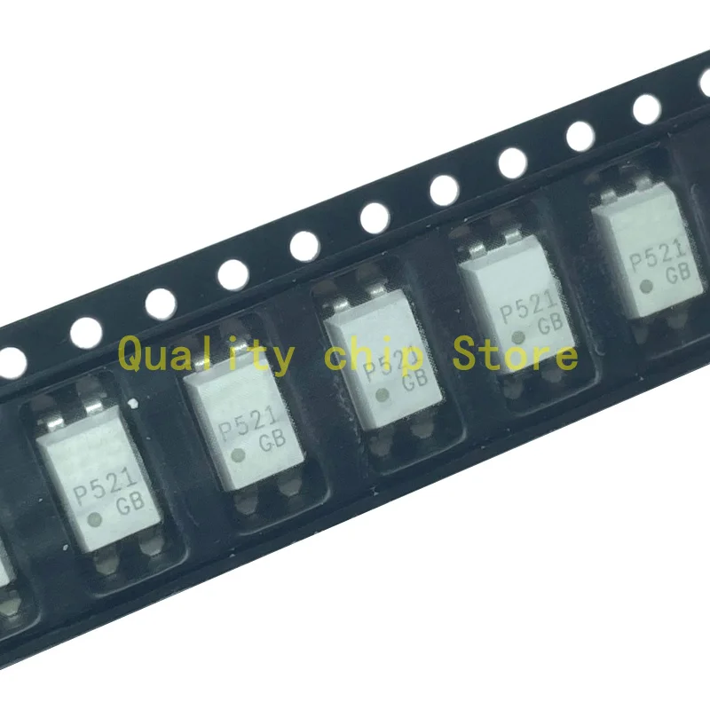 10pcs TLP521-1GB TLP521-1 P521 P521-1 P521GB SOP-4 SMD HIGH DENSITY MOUNTING PHOTOTRANSISTOR OPTICALLY COUPLED ISOLATORS