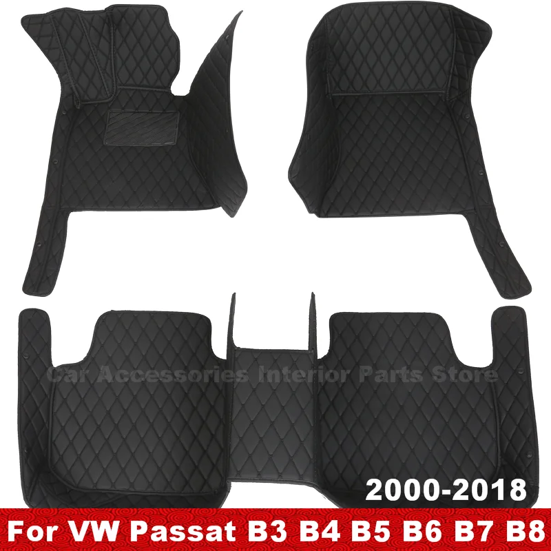 

Car Floor Mats For Volkswagen vw Passat B3 B4 B5 B6 B7 B8 2000-2018 Custom Foot Pads Automobile Carpet Cover Accessories