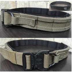 TICAL Tactical MOLLE CS  Military Army Warrior Belt RG Hunting Shooter Belt Double Layer Hard with AK AR M4 AR1magazine Pouches