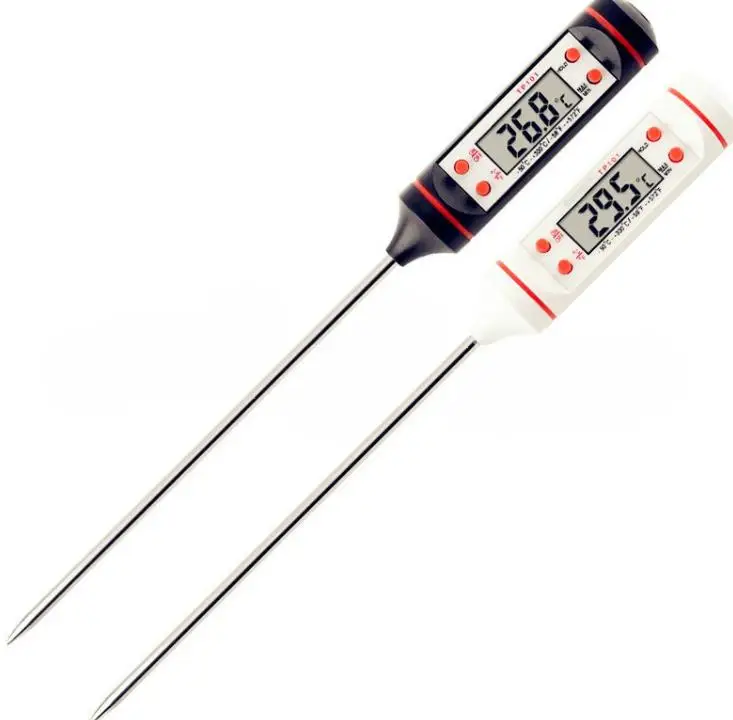 

500pcs Meat Thermometer Digital BBQ Thermometer Electronic Cooking Food Thermometer Water Milk hot SN1459