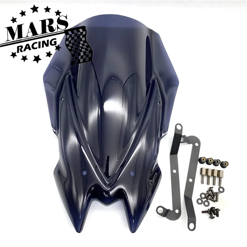 Parabrisas deportivo para motocicleta, visera deflectora de viento para KAWASAKI Z650, Z-650, 2020-2021 Z, 650 '20-'21