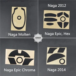 1 set mouse foot sticker mouse skates for Razer Naga Molten Naga Epic 2012 Hex Epic Chroma / Naga Epic Chroma 2014 MMO