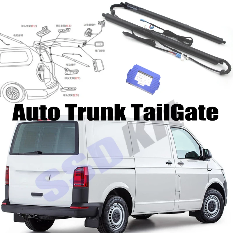 Car Power Trunk Lift Electric Hatch Tailgate Tail Gate Strut Auto Rear Door Actuator For Volkswagen VW T6 Transporter T32 7H 7J