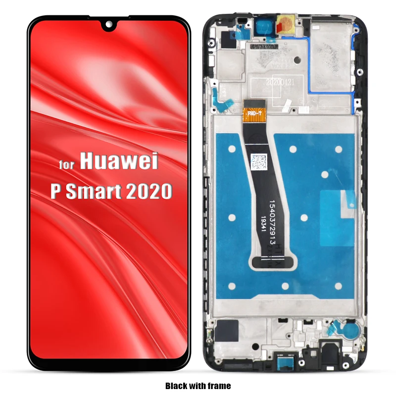 Original For Huawei P Smart 2020 LCD Display Screen Touch Digitizer Assembly For Huawei POT-LX1/POT-LX1AF/POT-LX2J With Frame