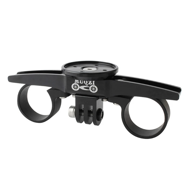 2023 New Muq-zi Bicycle TT Bar Support Sport Camera Bracket Triathlon Handlebar Computer Mount Holder for Wa-hoo Gar-min Bry-ton