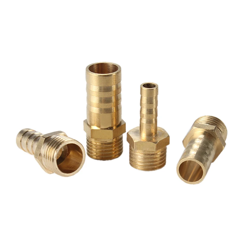 10PCS High Quality BT-PC Copper Gas Hose 4 Points External Thread Adapter Copper Pagoda Nozzle Outer Wire Pagoda Connector PC