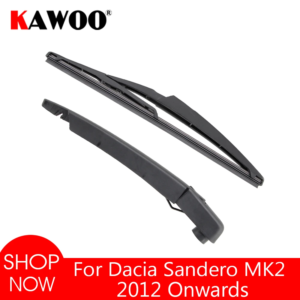 

KAWOO Car Rear Wiper Blade Blades Back Window Wipers Arm For Dacia Sandero MK2 Hatchback (2012-) 290mm Car Accessories Styling