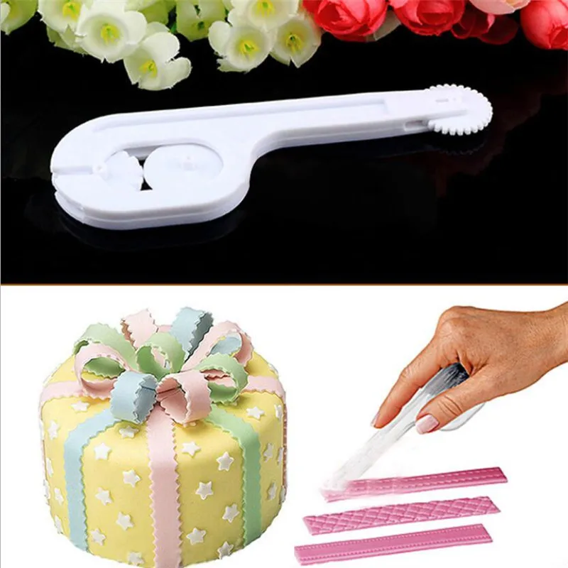 Ruedas de Fondant en relieve, cortador de costura de glaseado, cuchillo, repujado de pasta de azúcar, herramientas de pastelería, molde de decoración de pasteles DIY