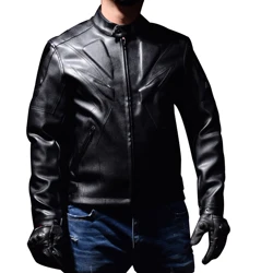 Racing suit winter fall/winter motorcycle suit anti-fall leather PU leather sports jacket motorcycle jacket