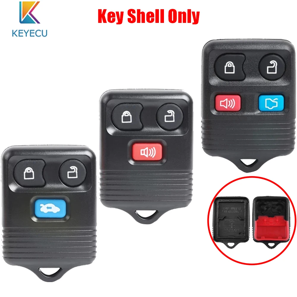 

Keyecu Remote Key Shell Case for Ford Edge Edge Edge Fusion Mustang for Mercury for Lincoln CWTWB1U345 CWTWB1U331 CWTWB1U322