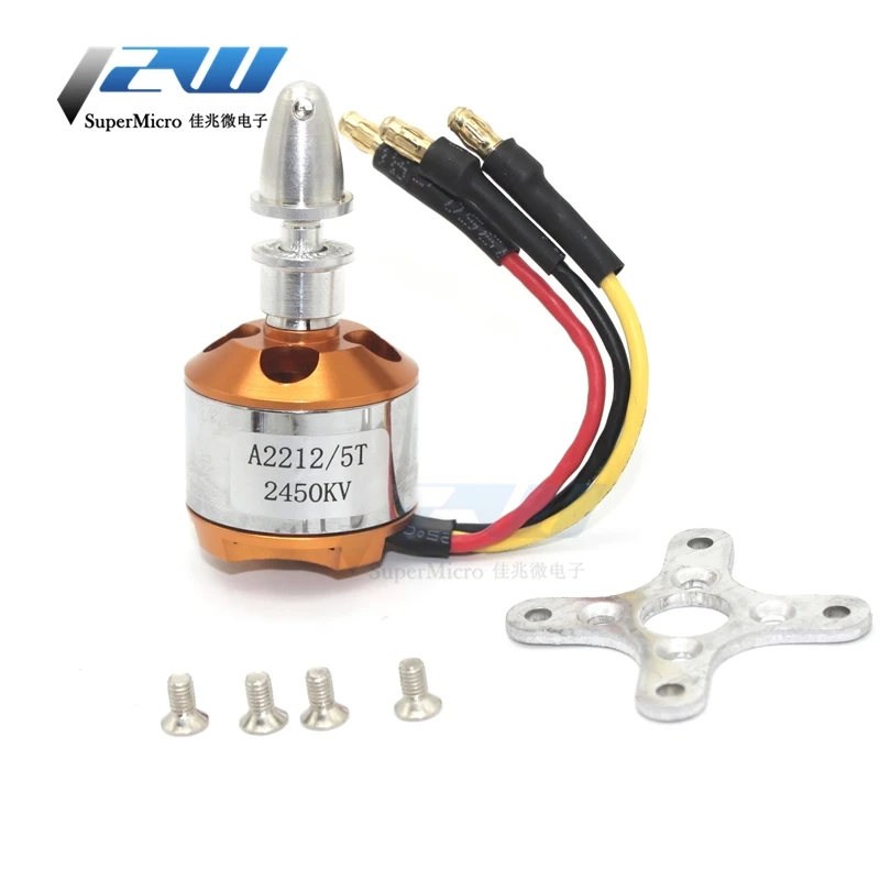 A2212 Brushless Motor 930KV 1000KV 1400KV 2200KV 2450KV 2700KV For RC Aircraft Multicopter Brushless Motor 2212